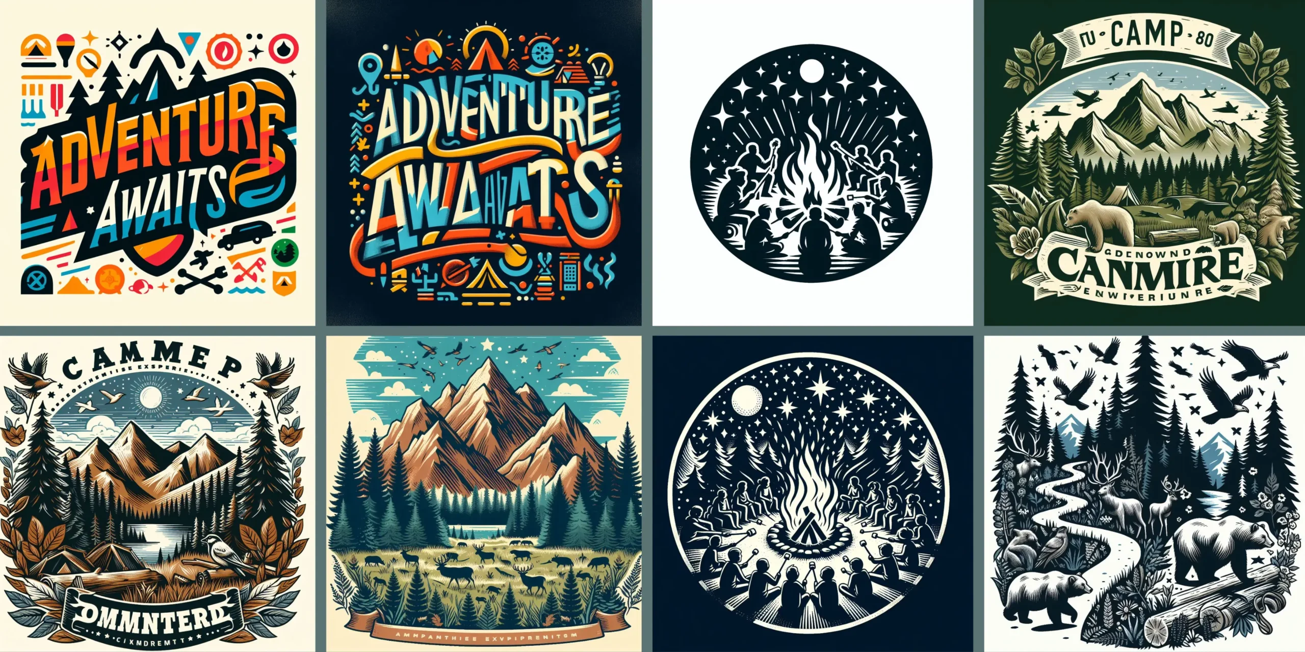 40+ Creative Summer Camp T-Shirt Designs (2024)