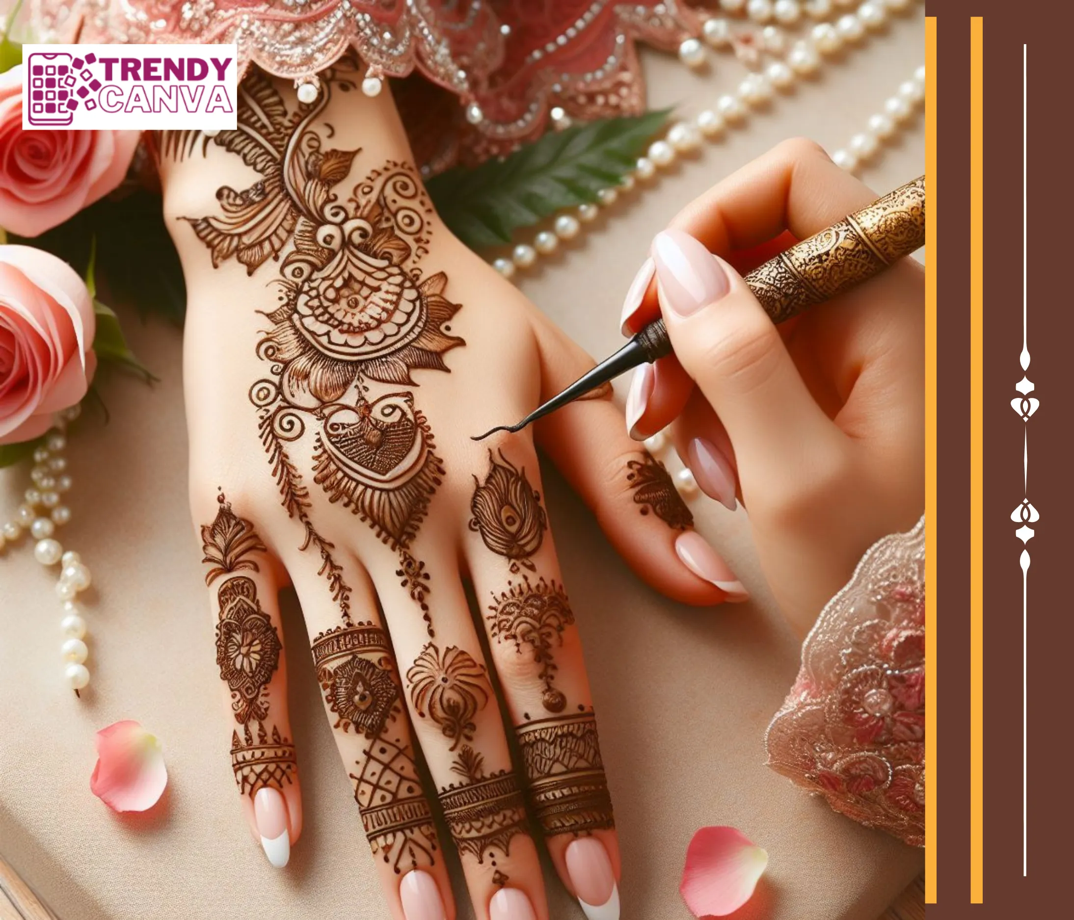 Simple Arabic Mehndi Designs: Easy Elegance for Every Bride: