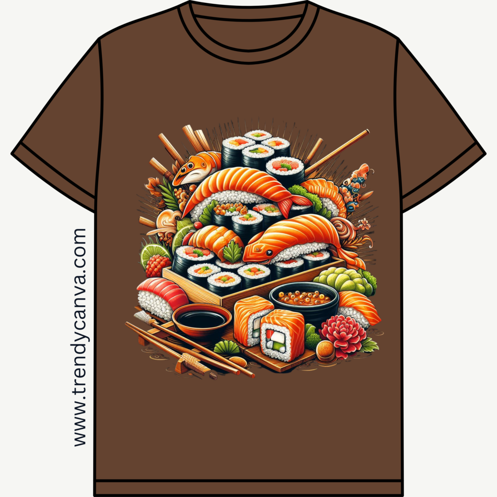 Sushi Delight T-Shirt Designs