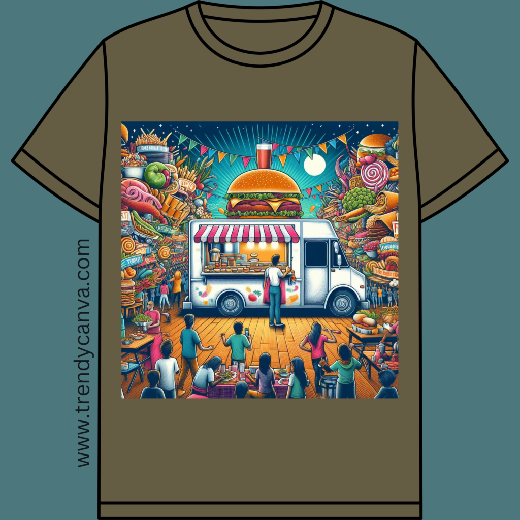 Street Food Fiesta T-Shirt Designs