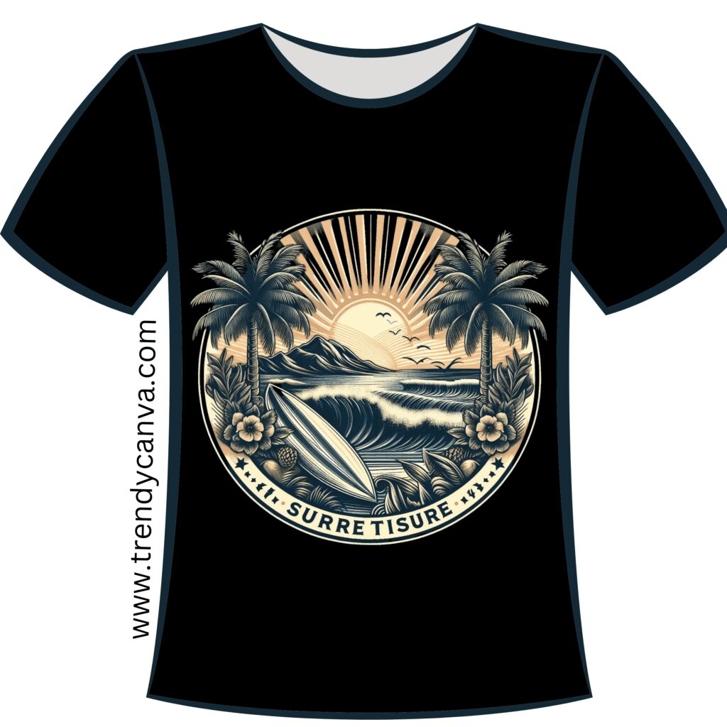 Vintage Surfing T-Shirt Designs