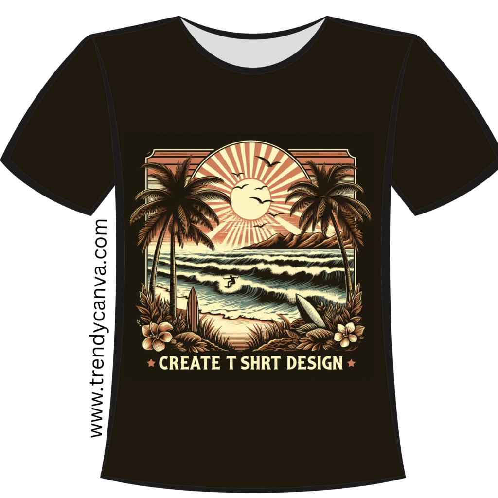 Vintage Surfing T-Shirt Designs