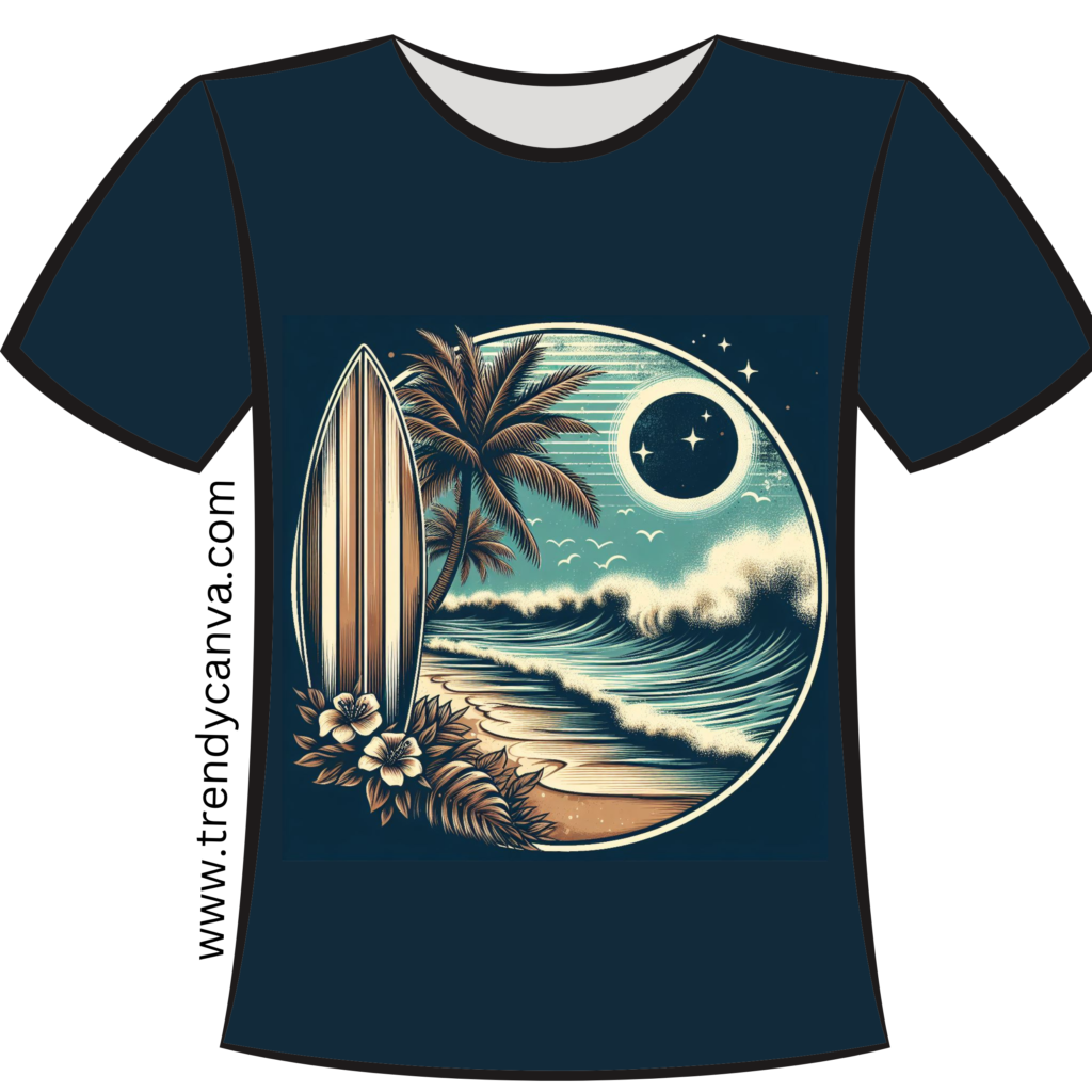 Vintage Surfing T-Shirt Designs