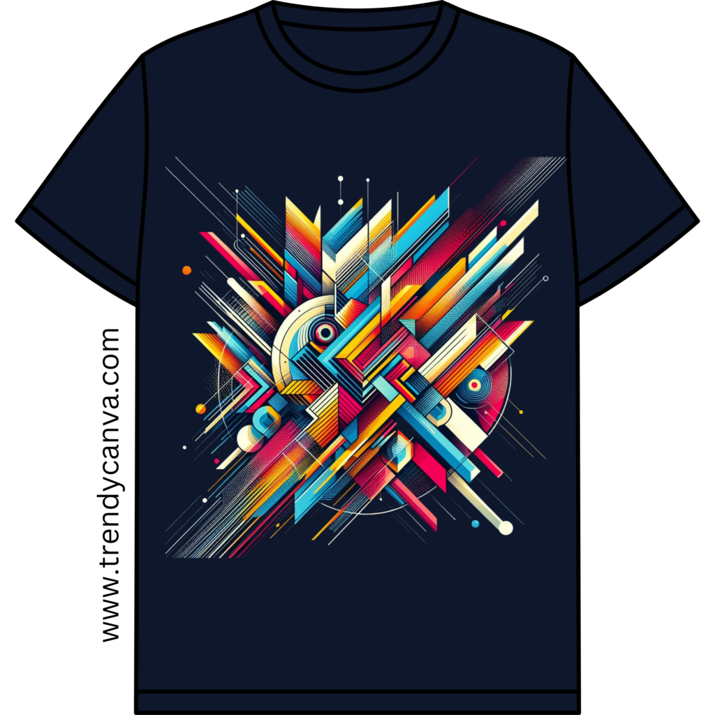 Abstract Geometric T-Shirt Designs