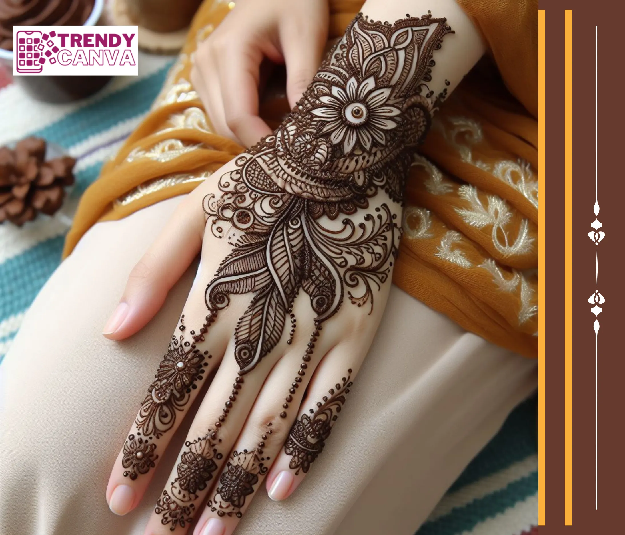 Leaf It to Me: Delicate Designs for Arabic Mehndi Designs