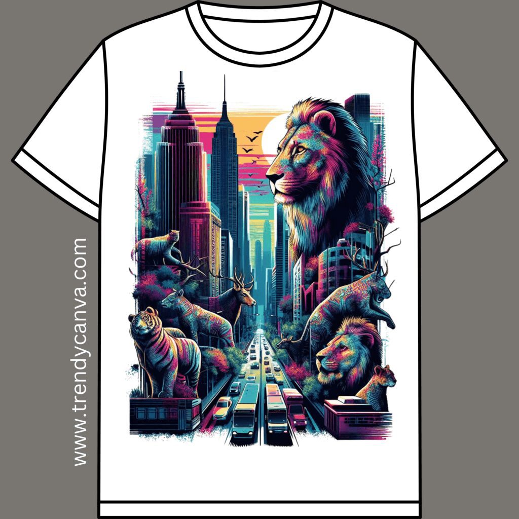 Urban Jungle T-Shirt Designs