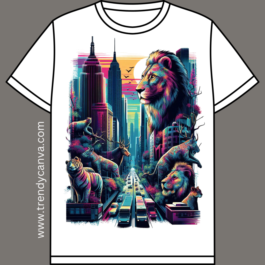 Urban Jungle T-Shirt Designs