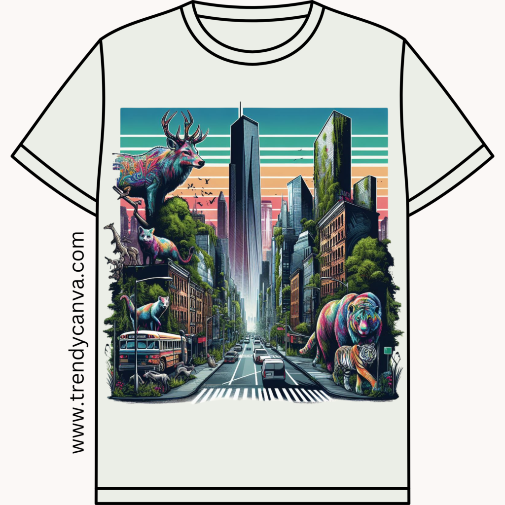 Urban Jungle T-Shirt Designs