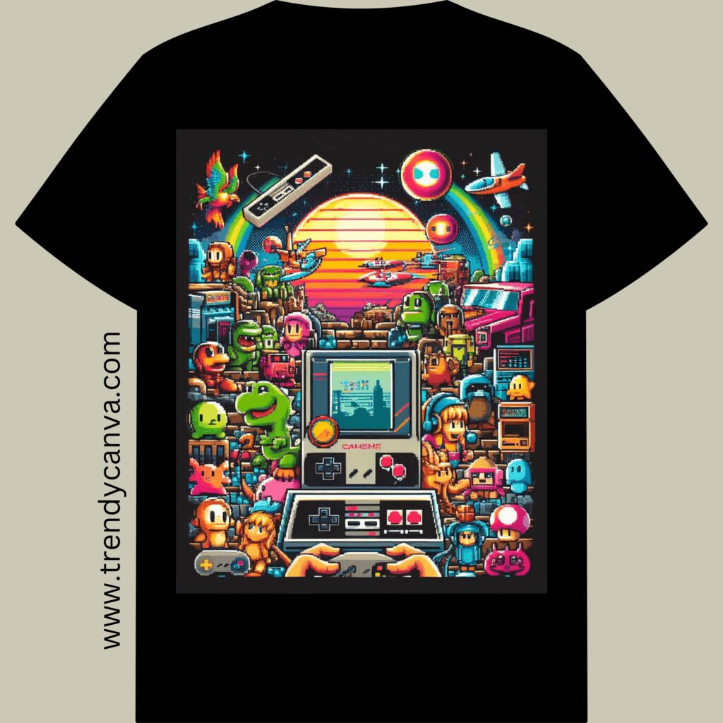 Retro Gamer T-Shirt Designs