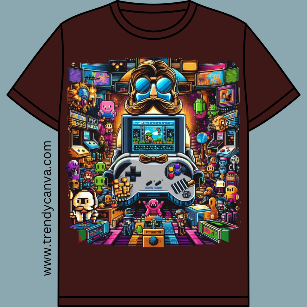 Retro Gamer T-Shirt Designs