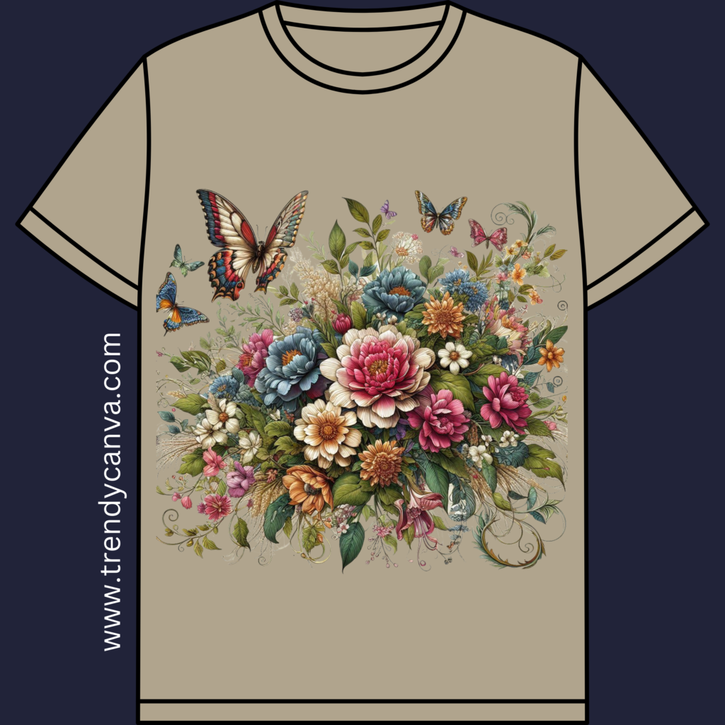 Botanical Bliss T-Shirt Designs