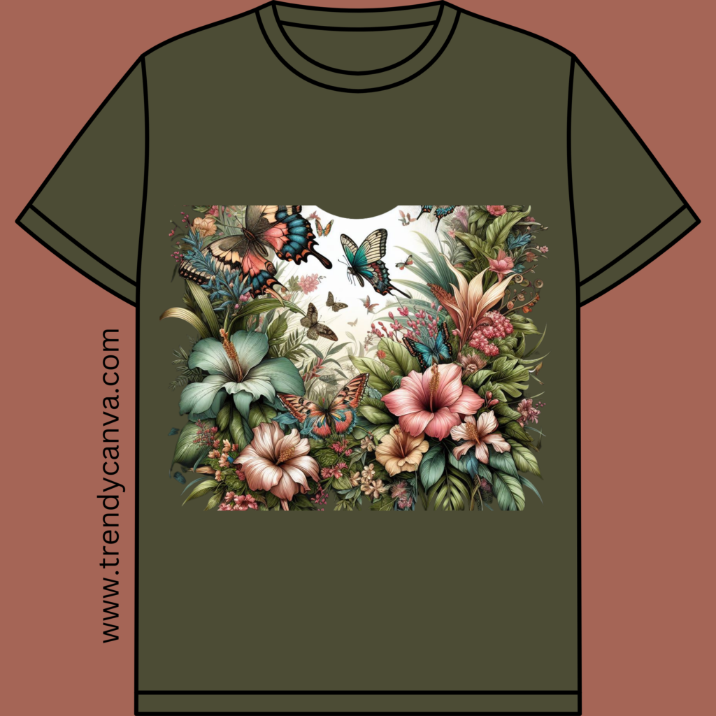 Botanical Bliss T-Shirt Designs