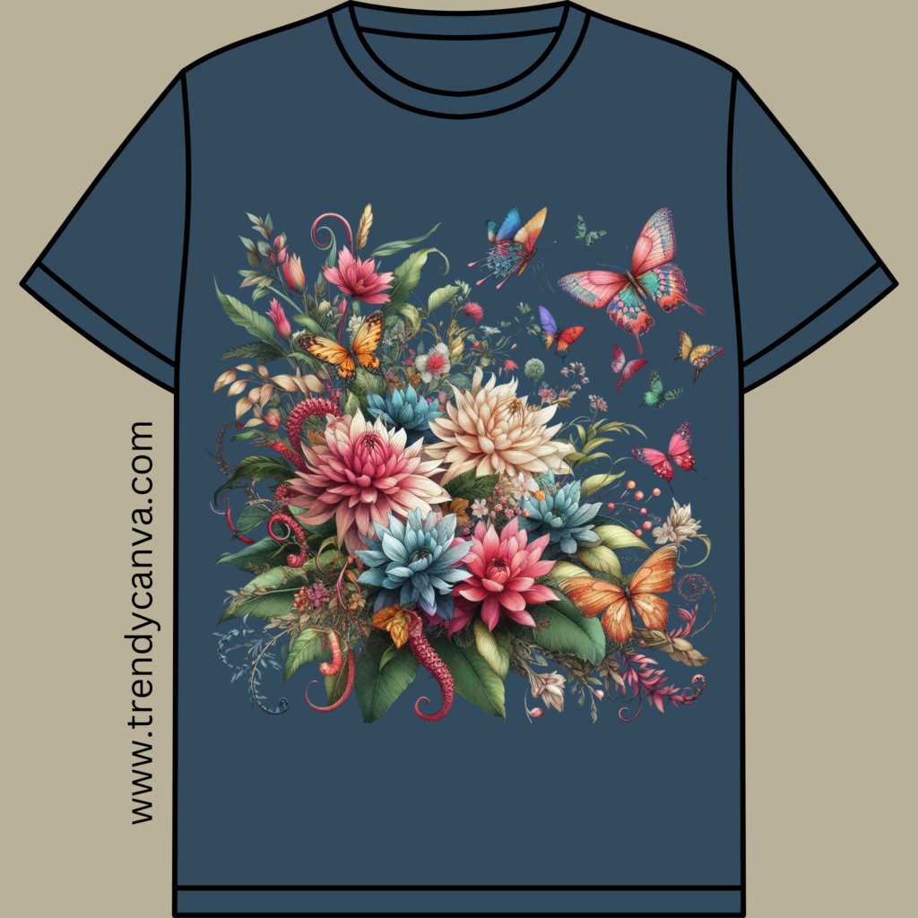 Botanical Bliss T-Shirt Designs