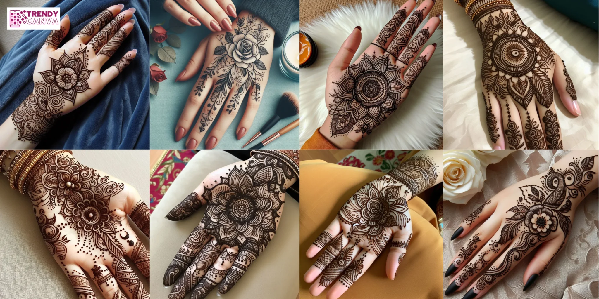 Best Half Hand Mehndi Designs