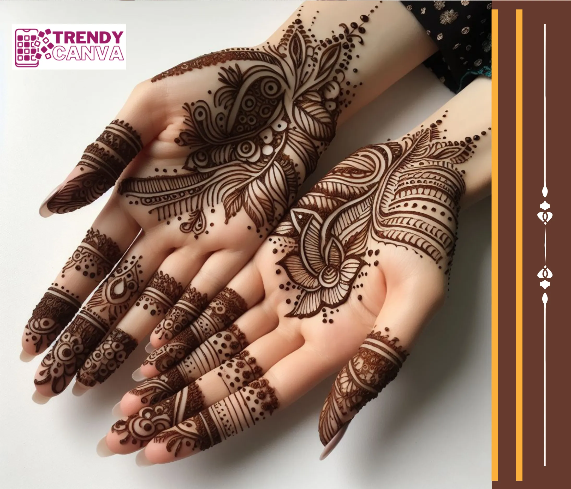 Fingerprint Fanatics Mehndi Designs