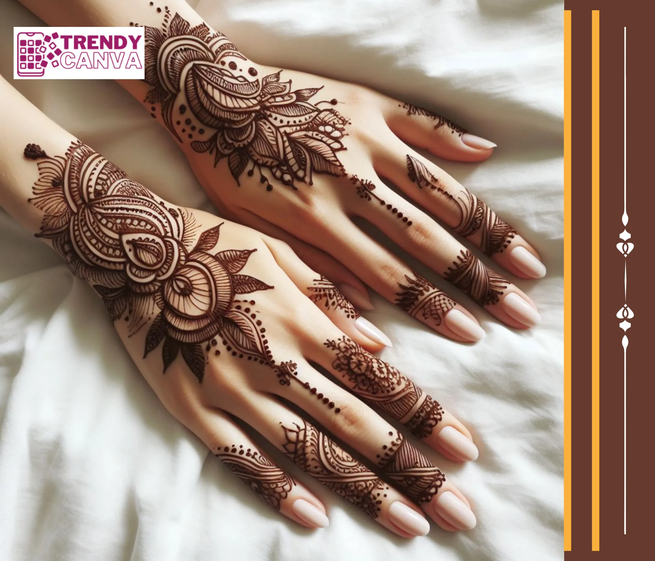 Fingerprint Fanatics Mehndi Designs