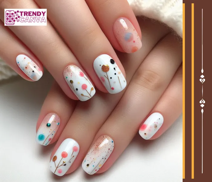 Watercolor Touches Nail Designs