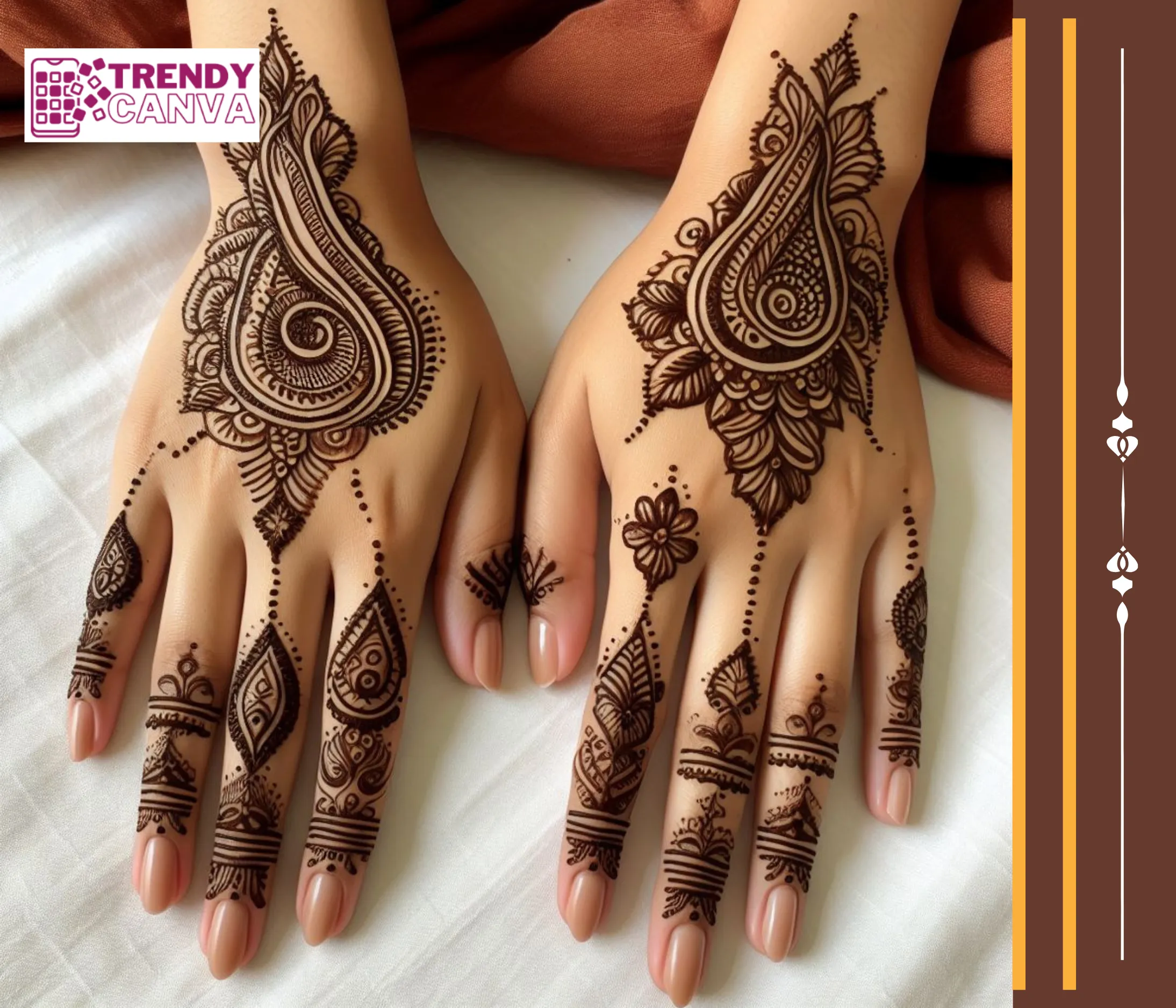 Paisley Mehndi Designs