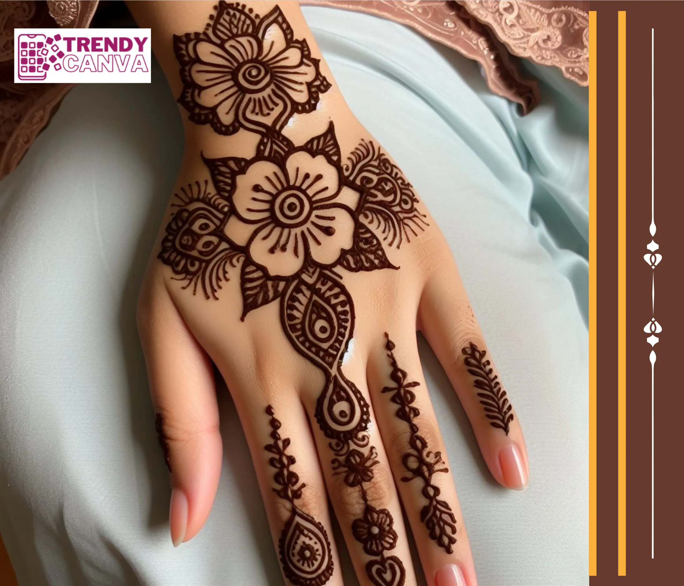 Paisley Mehndi Designs