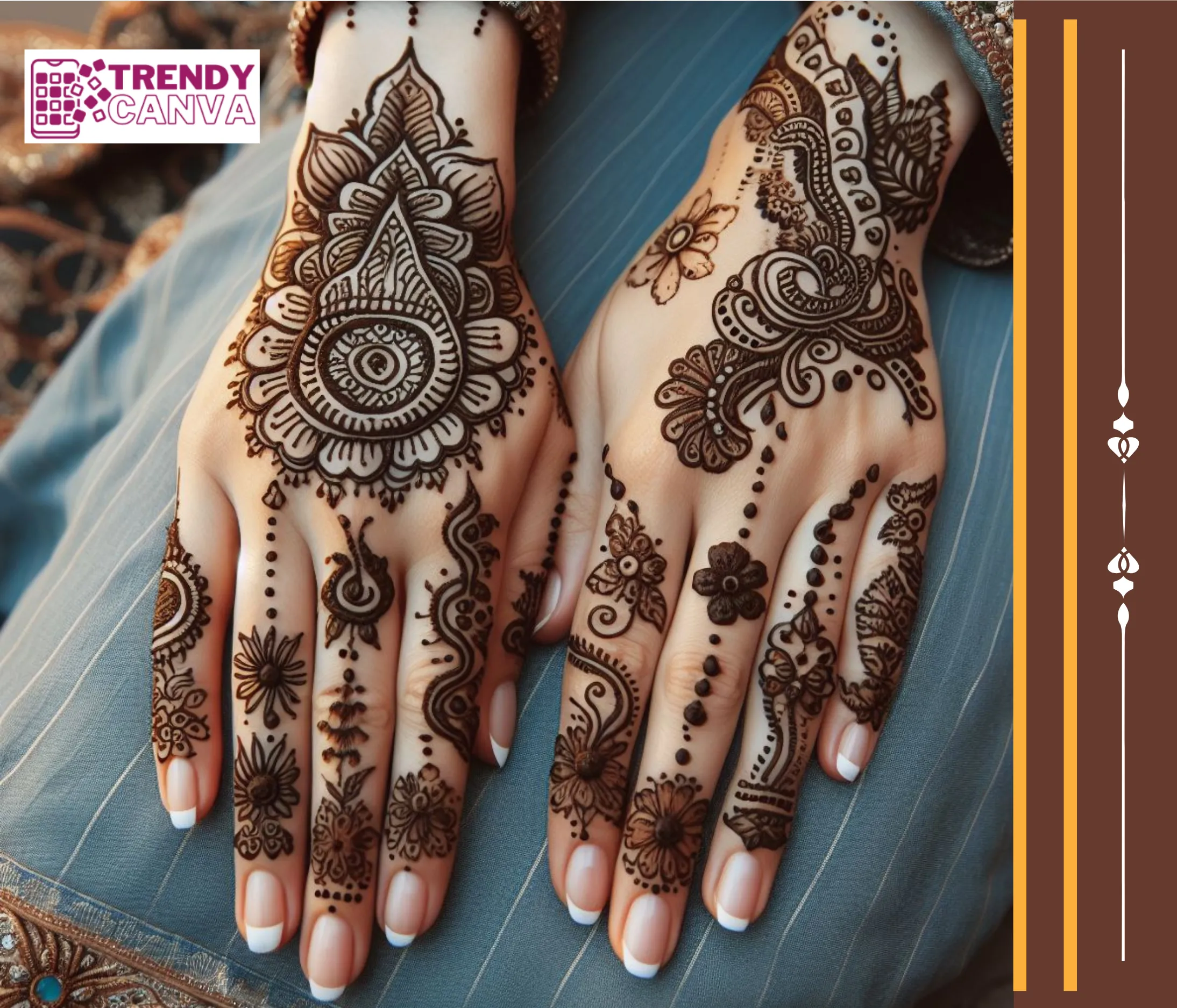 Paisley Mehndi Designs