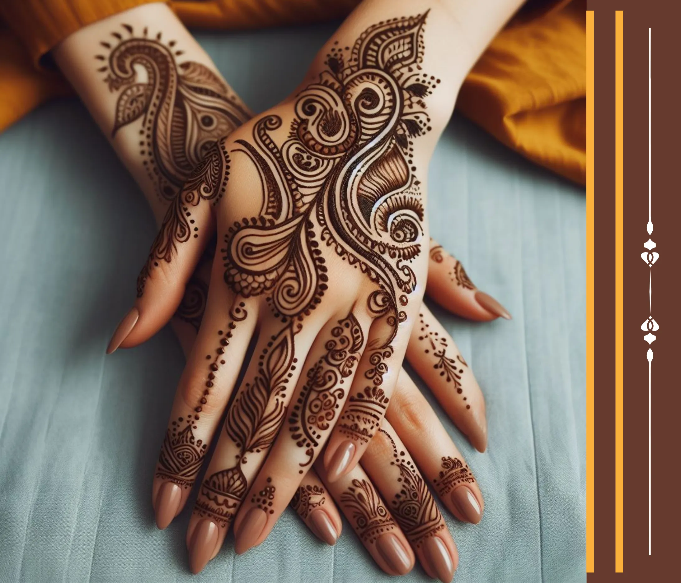 Paisley Mehndi Designs