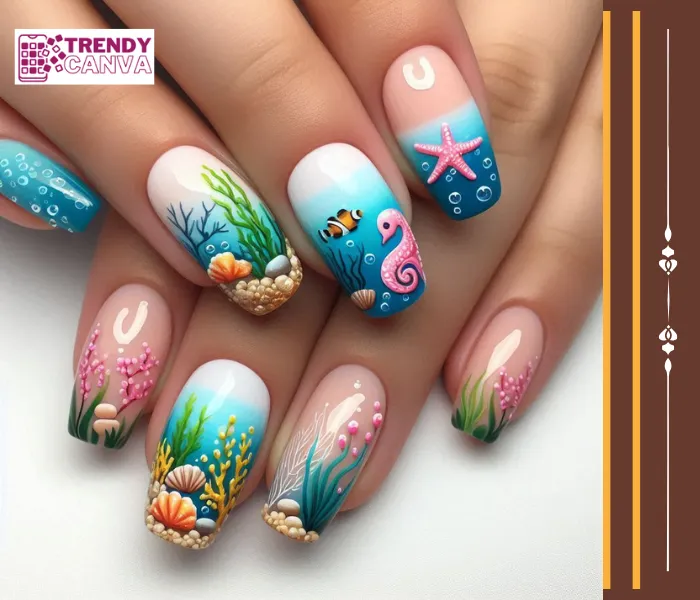 Underwater Paradise Nail Designs