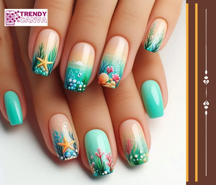 Underwater Paradise Nail Designs