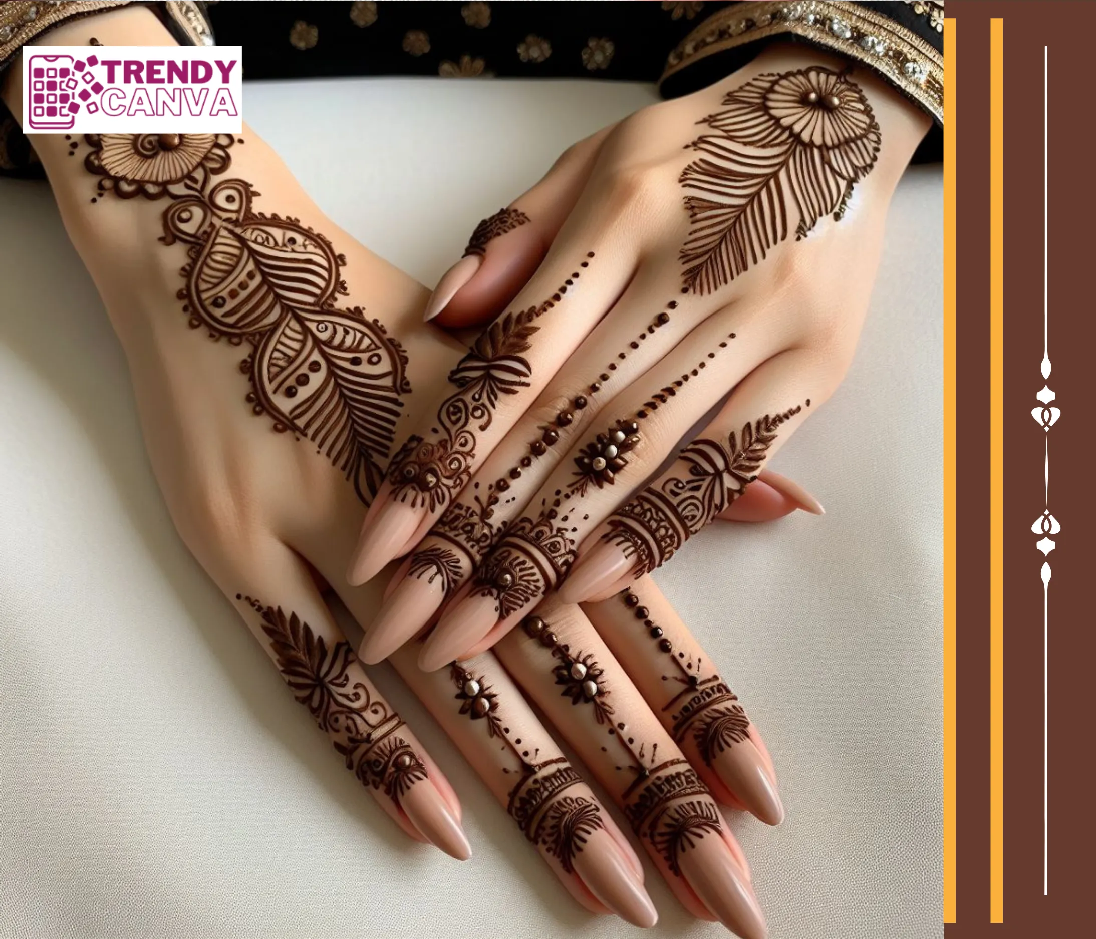 Double Dope Mehndi Designs