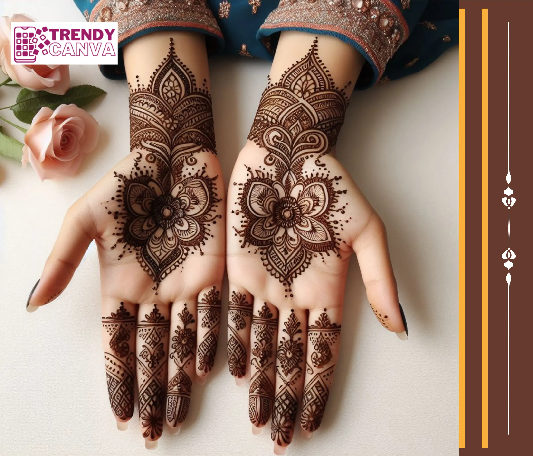 Double Dope Mehndi Designs