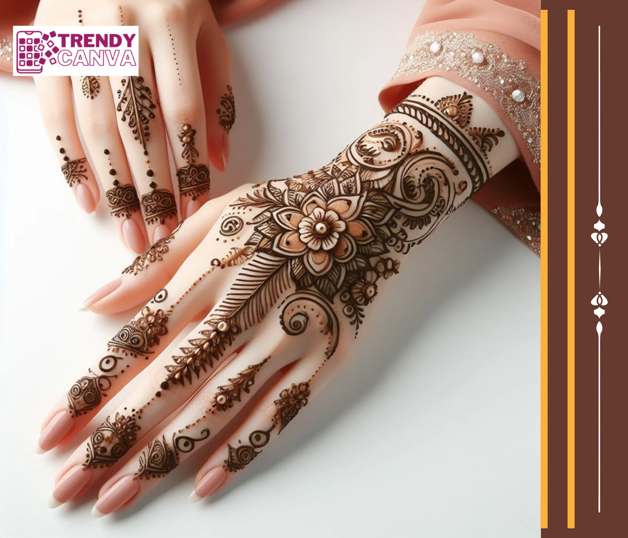 Arabic Elegance Mehndi Designs