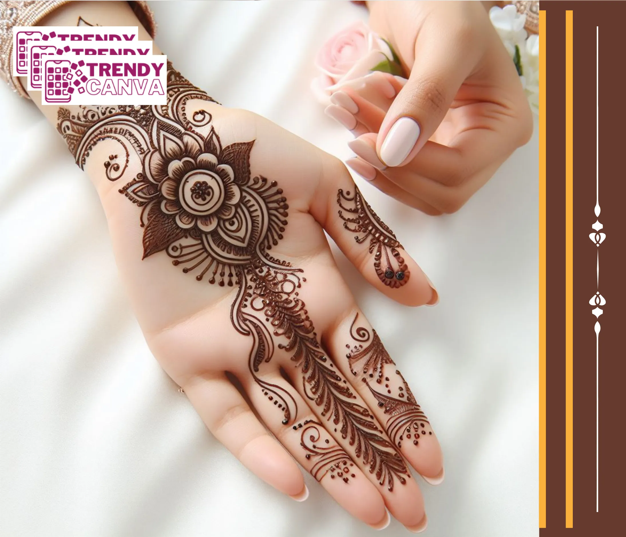 Arabic Elegance Mehndi Designs