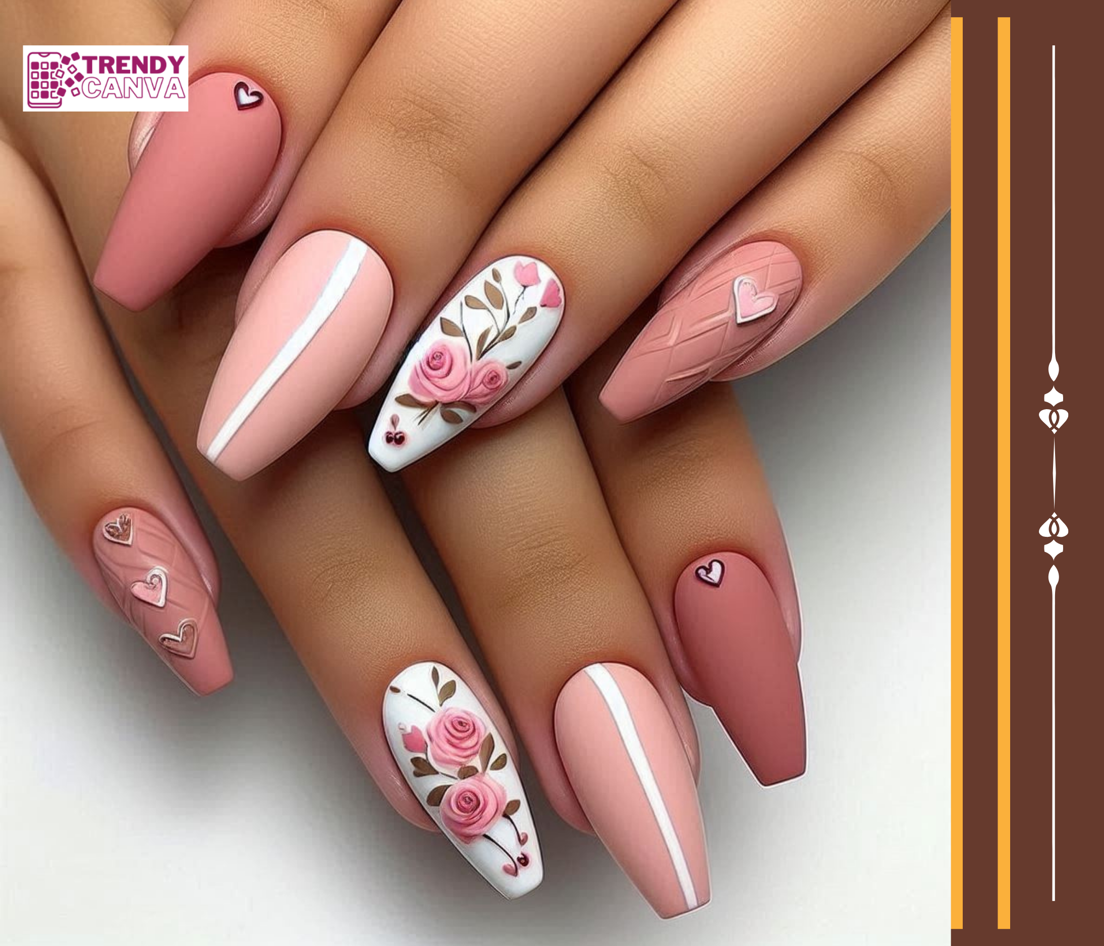 Classic Pink Nail Designs