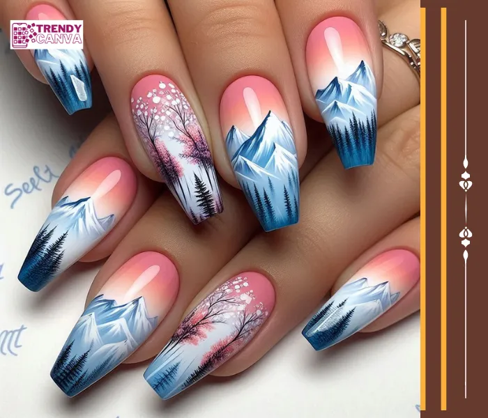 Mountain Majesty Nail Designs