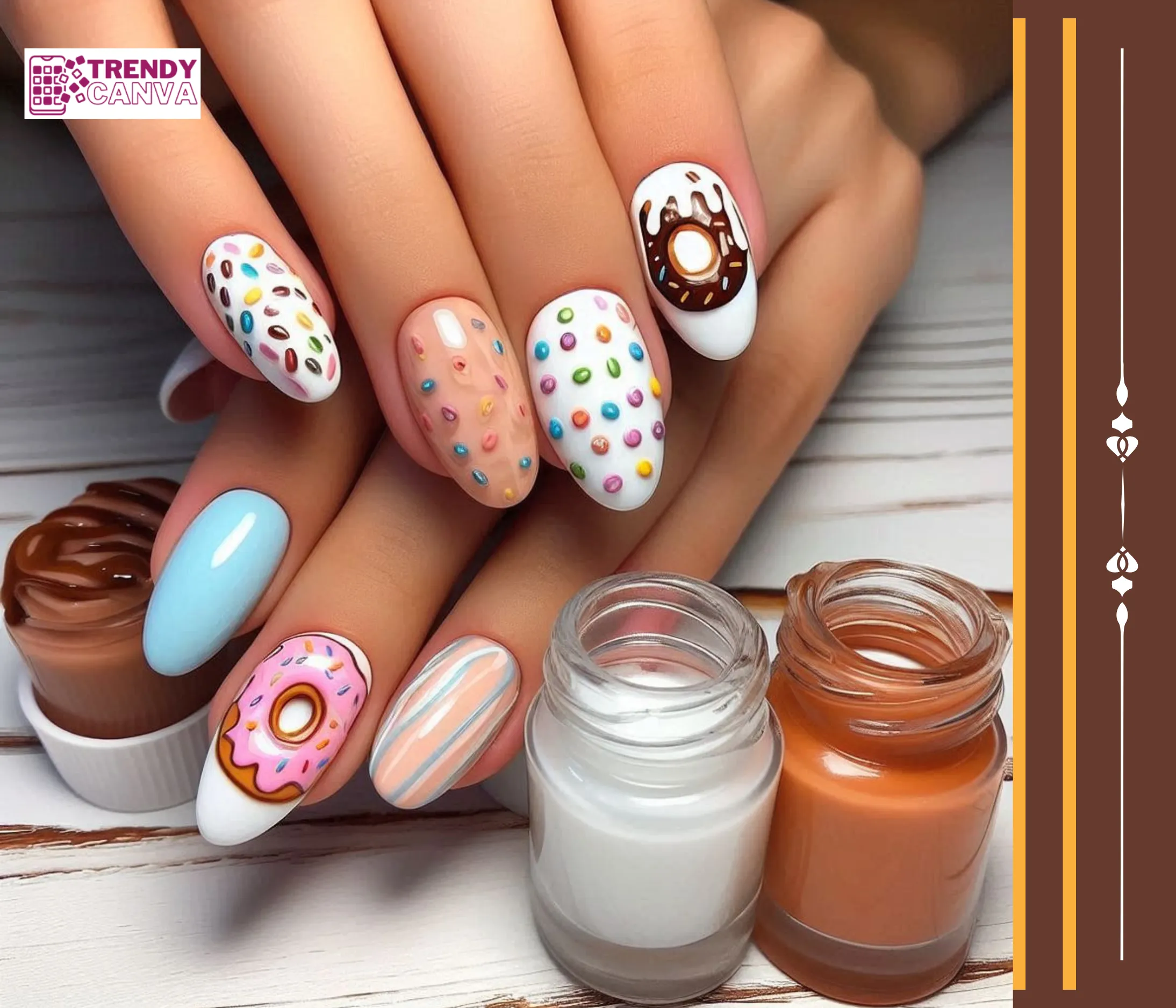 Glazed Donut Dreams Nails