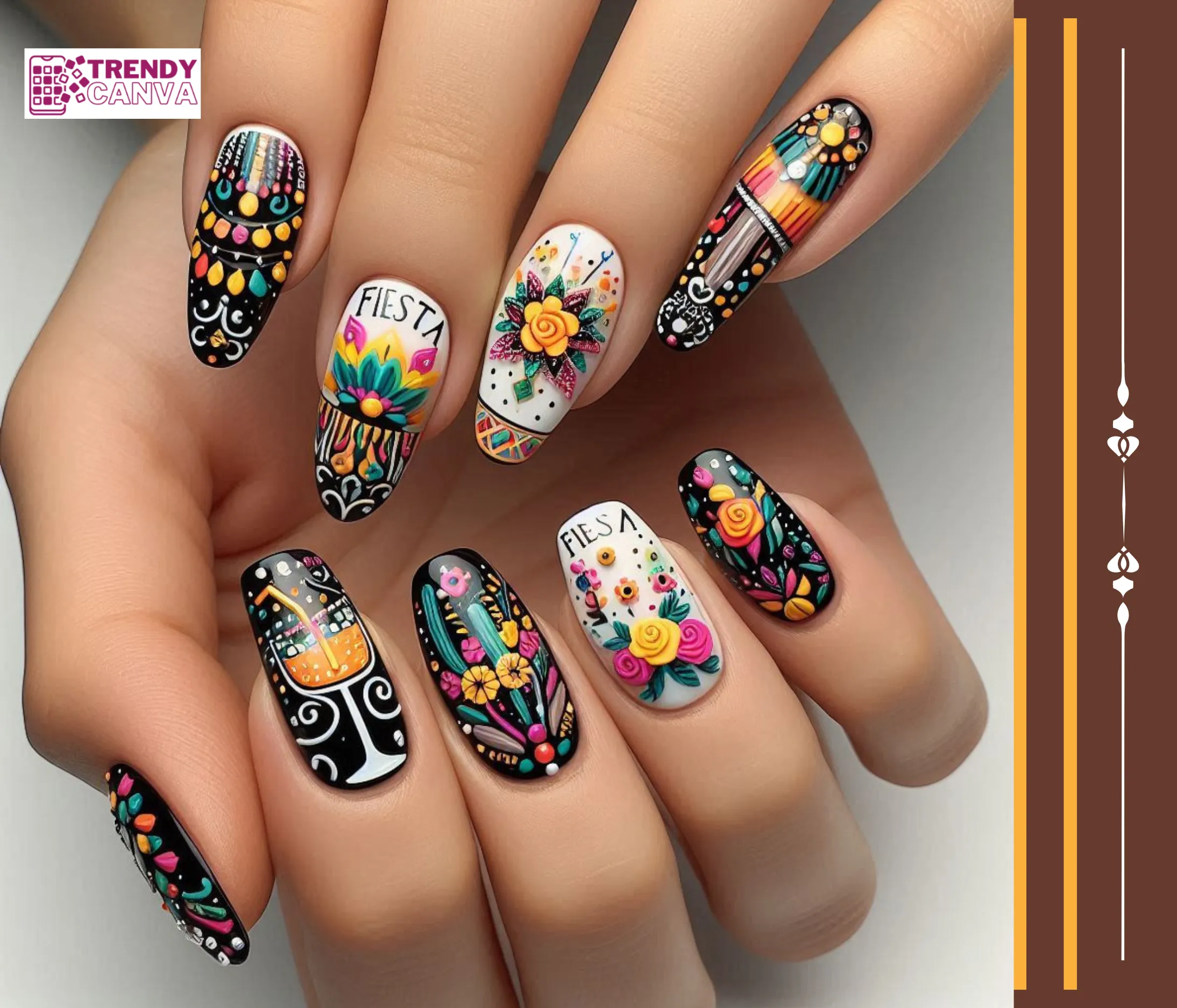 Fiesta Fun Fiesta Nails