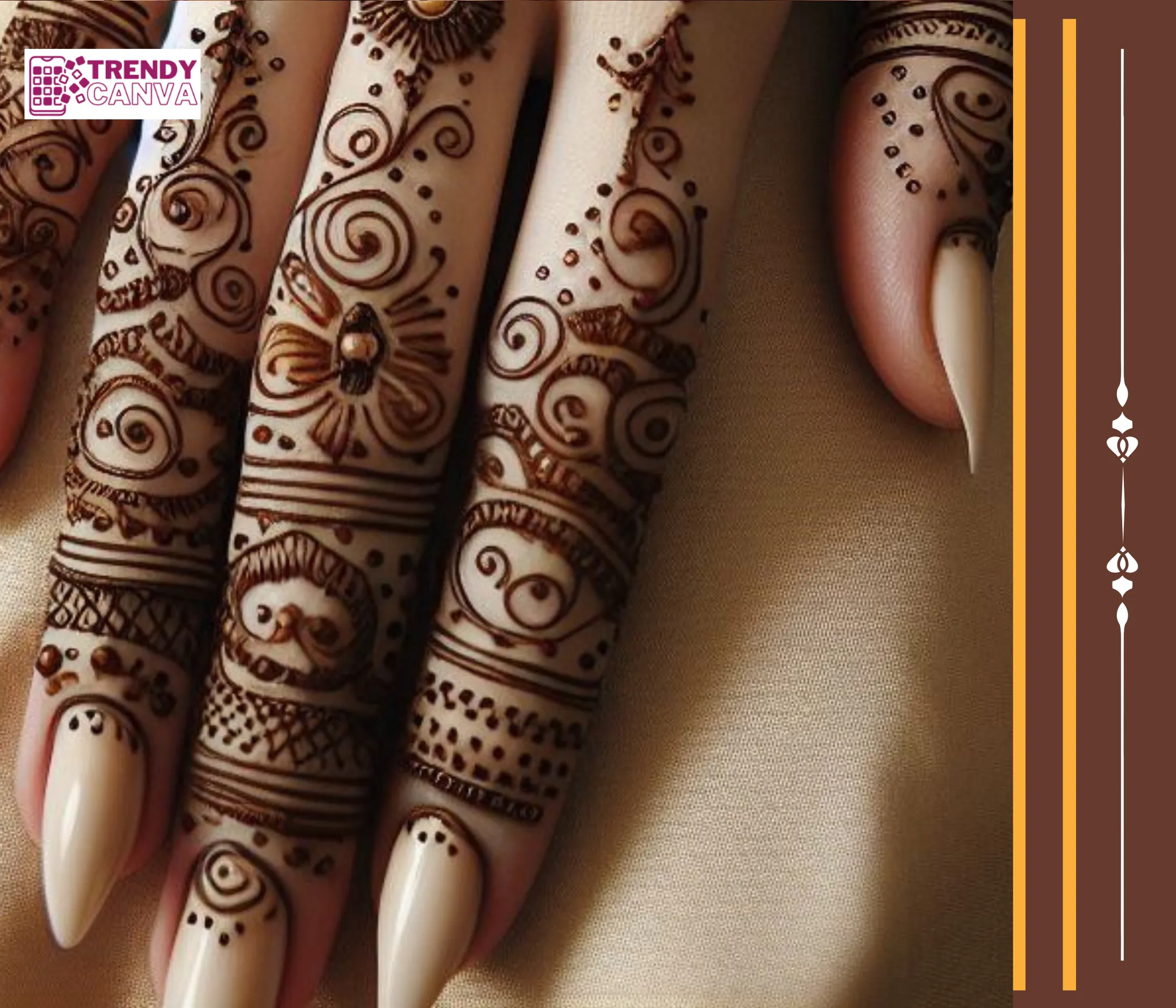 Mesmerizing Mehndi Trails: Delicate Intricacy