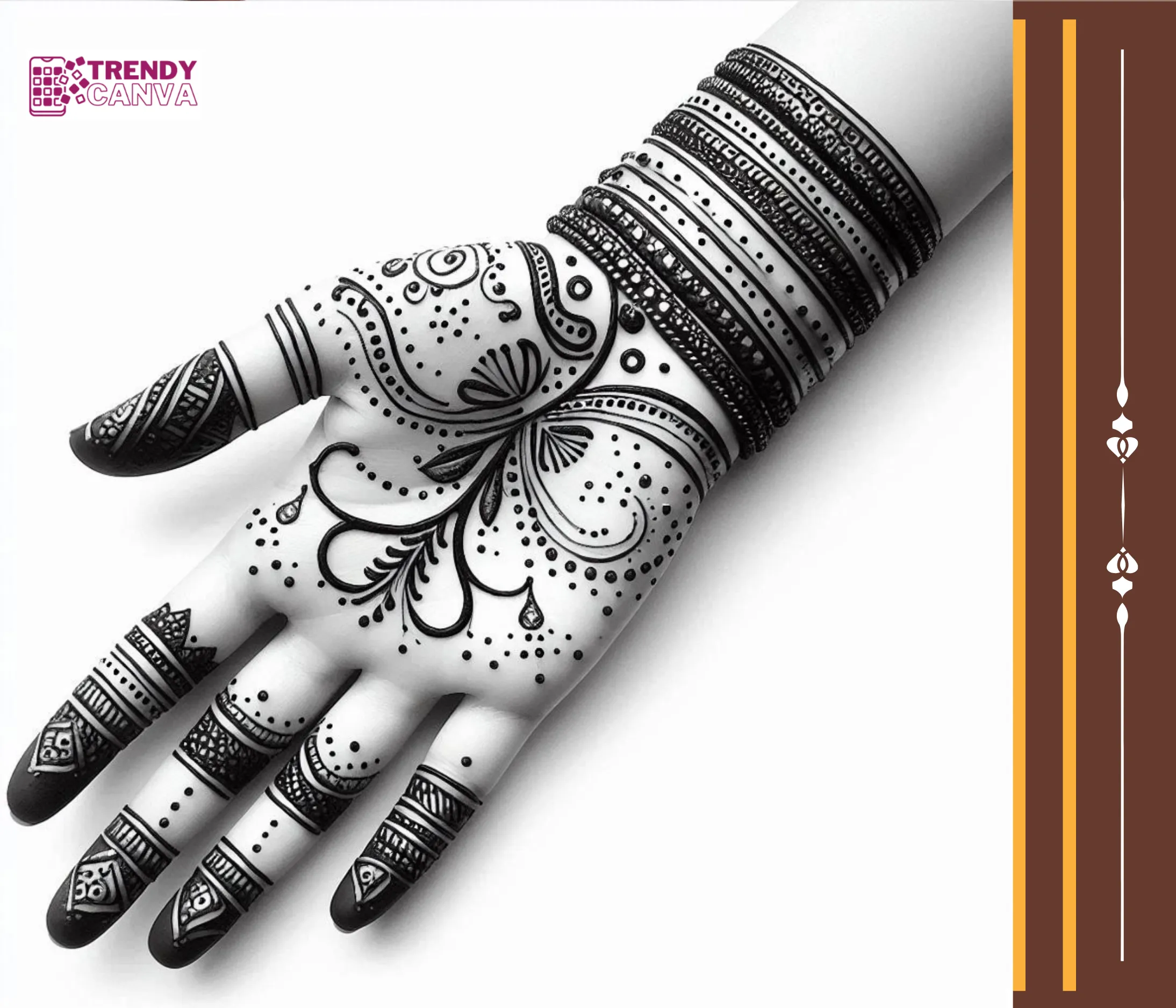 Bangle Beauty Mehndi Designs