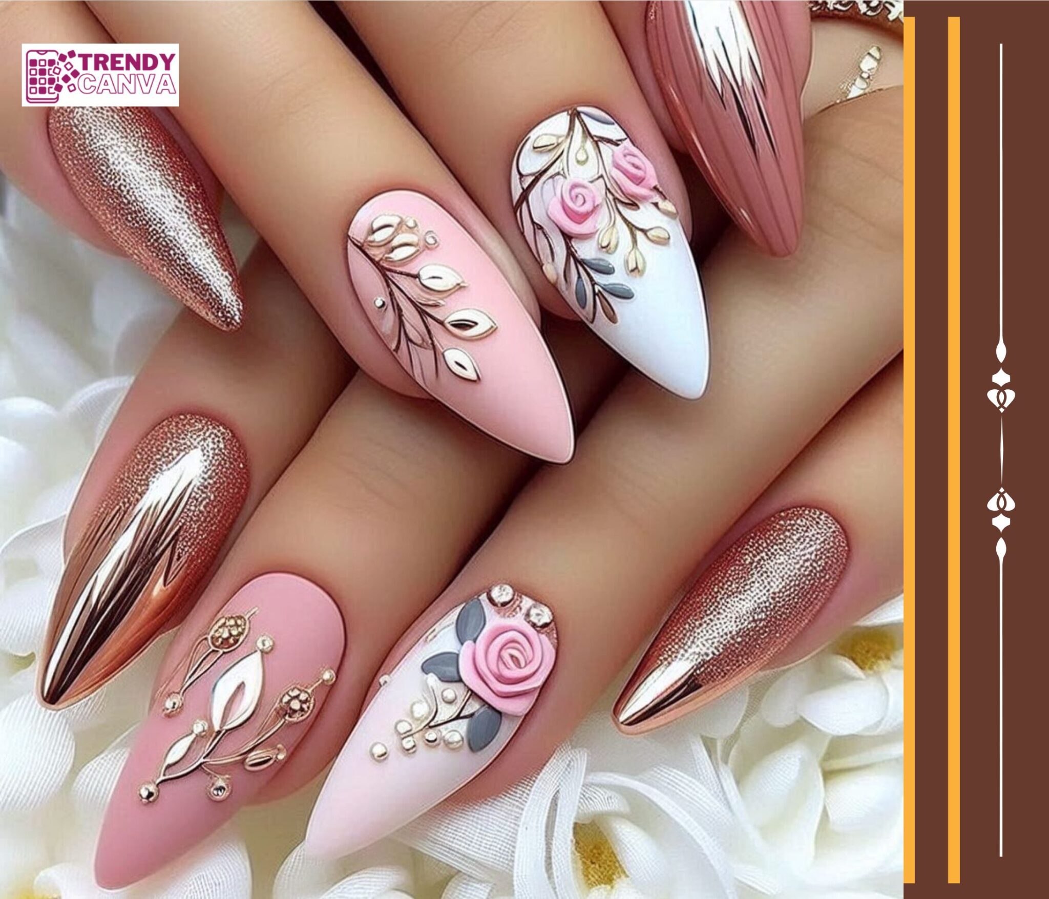 Pink and Nude Nail Designs