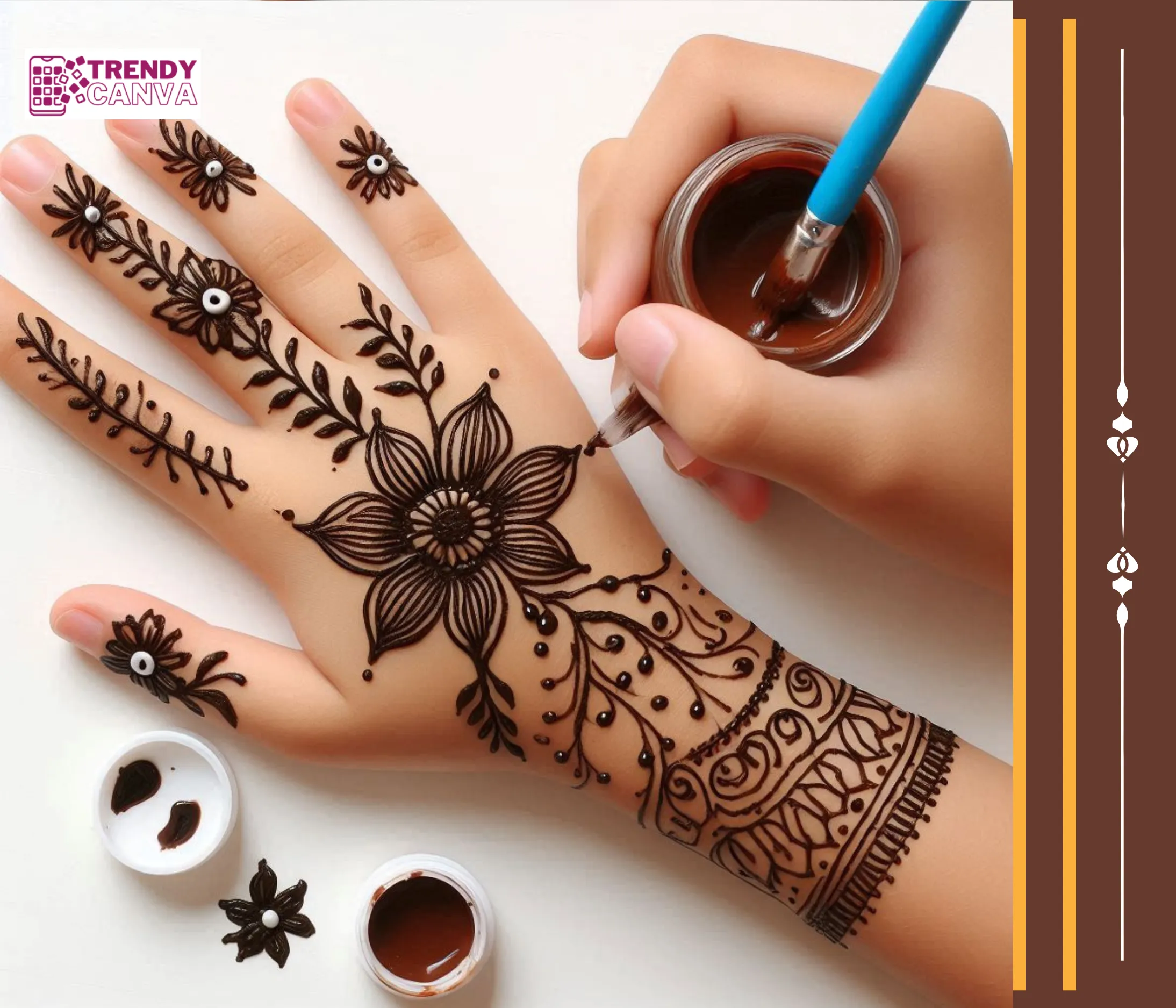 Petal Power Mehndi Designs