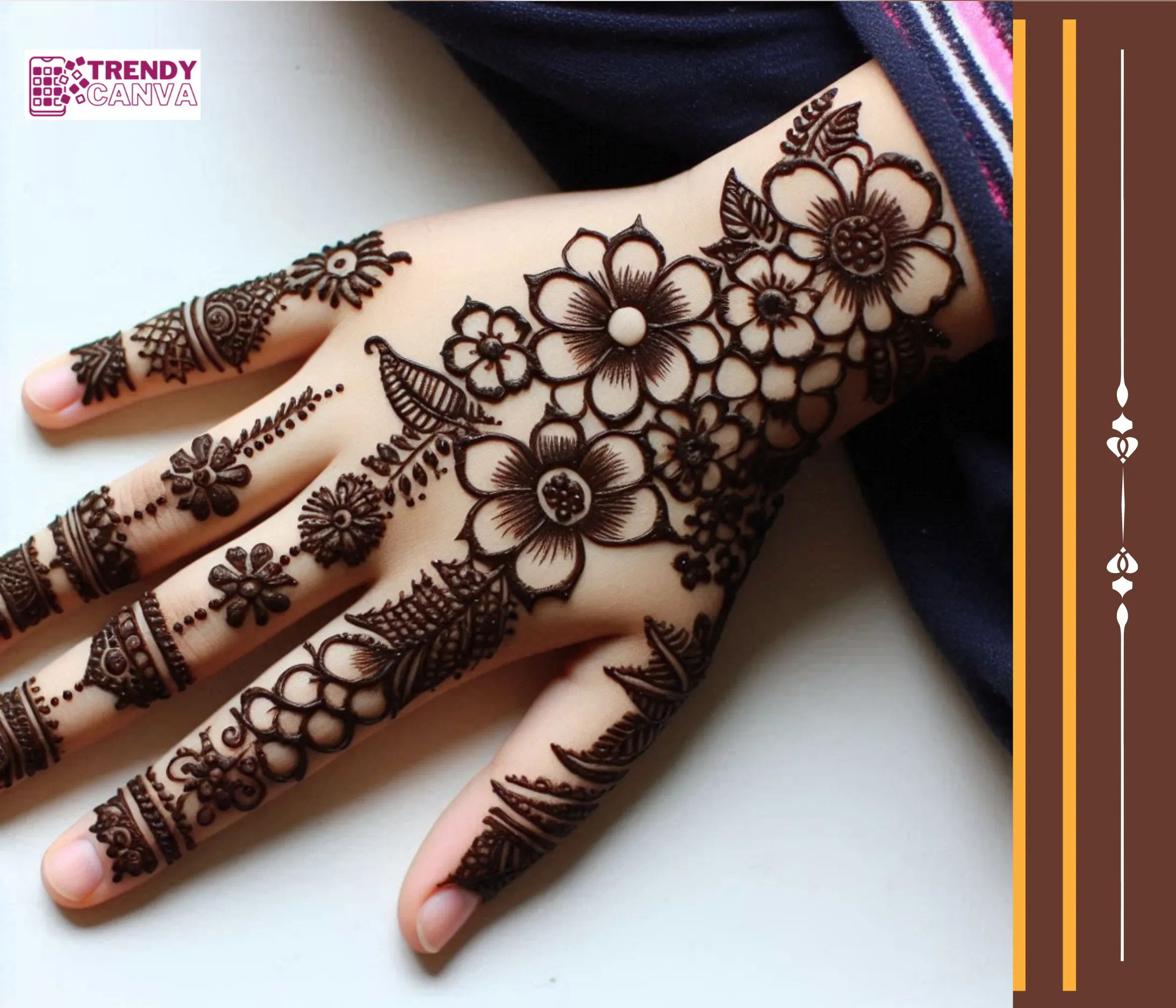 Petal Power Mehndi Designs