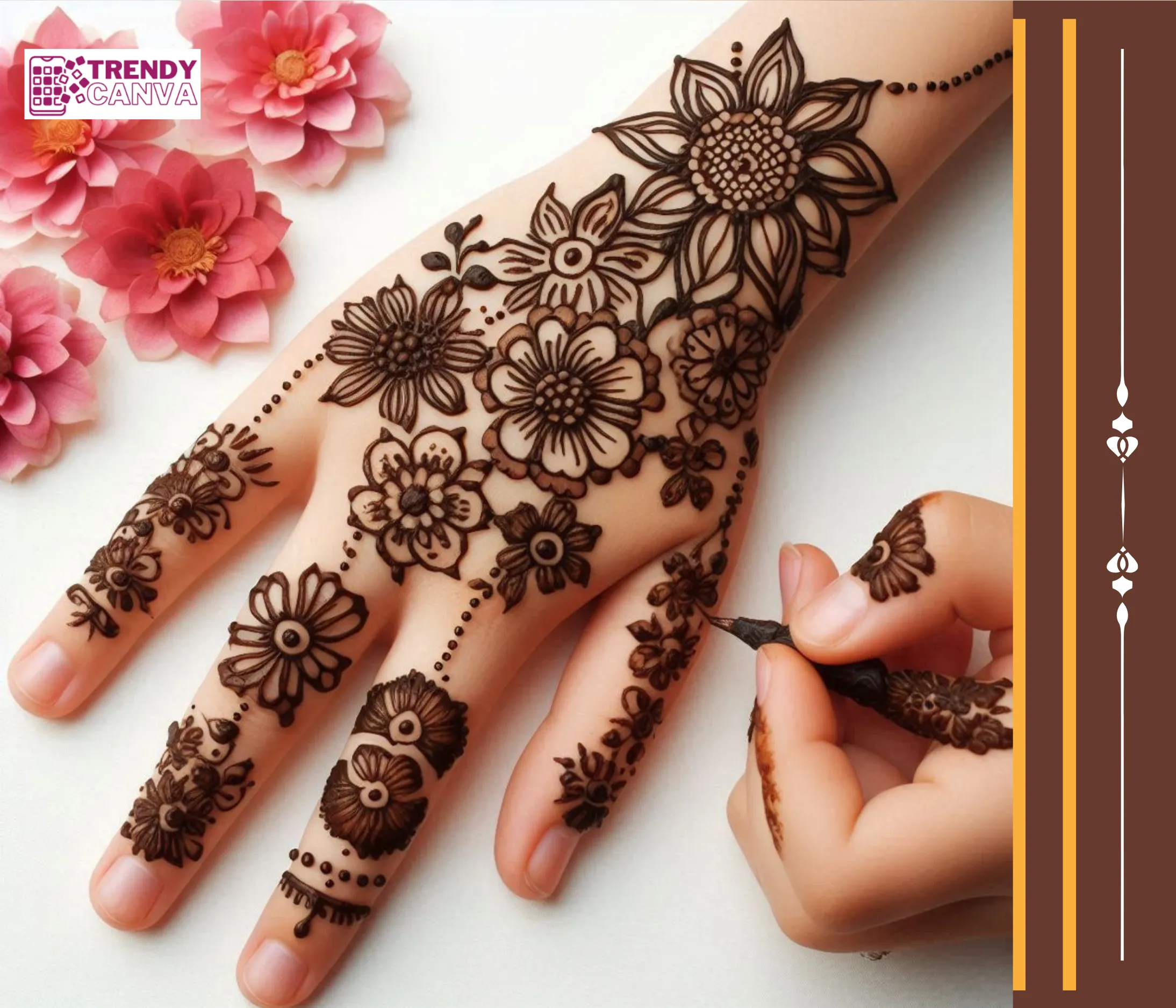 Petal Power Mehndi Designs