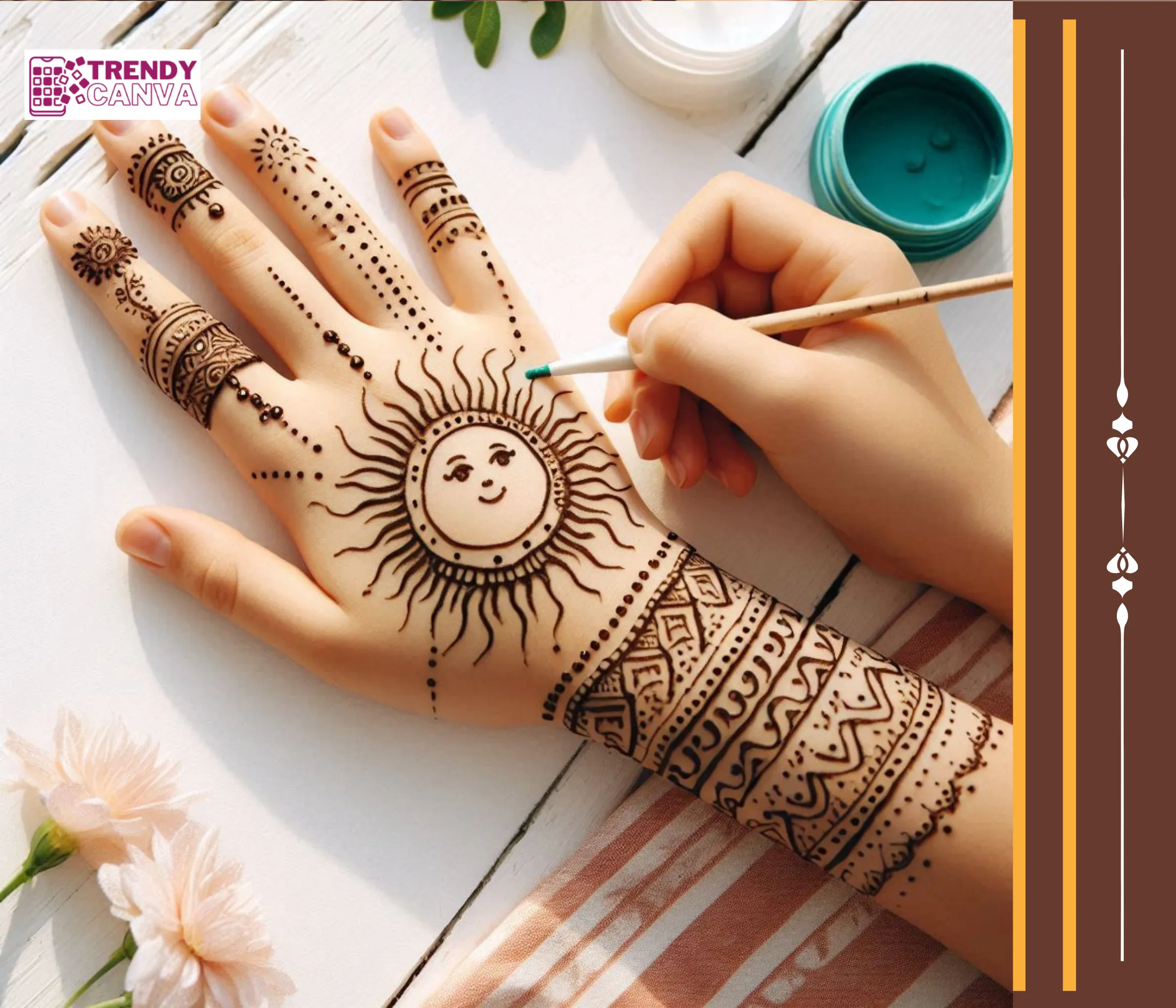 Sunshine Smiles Mehndi Designs