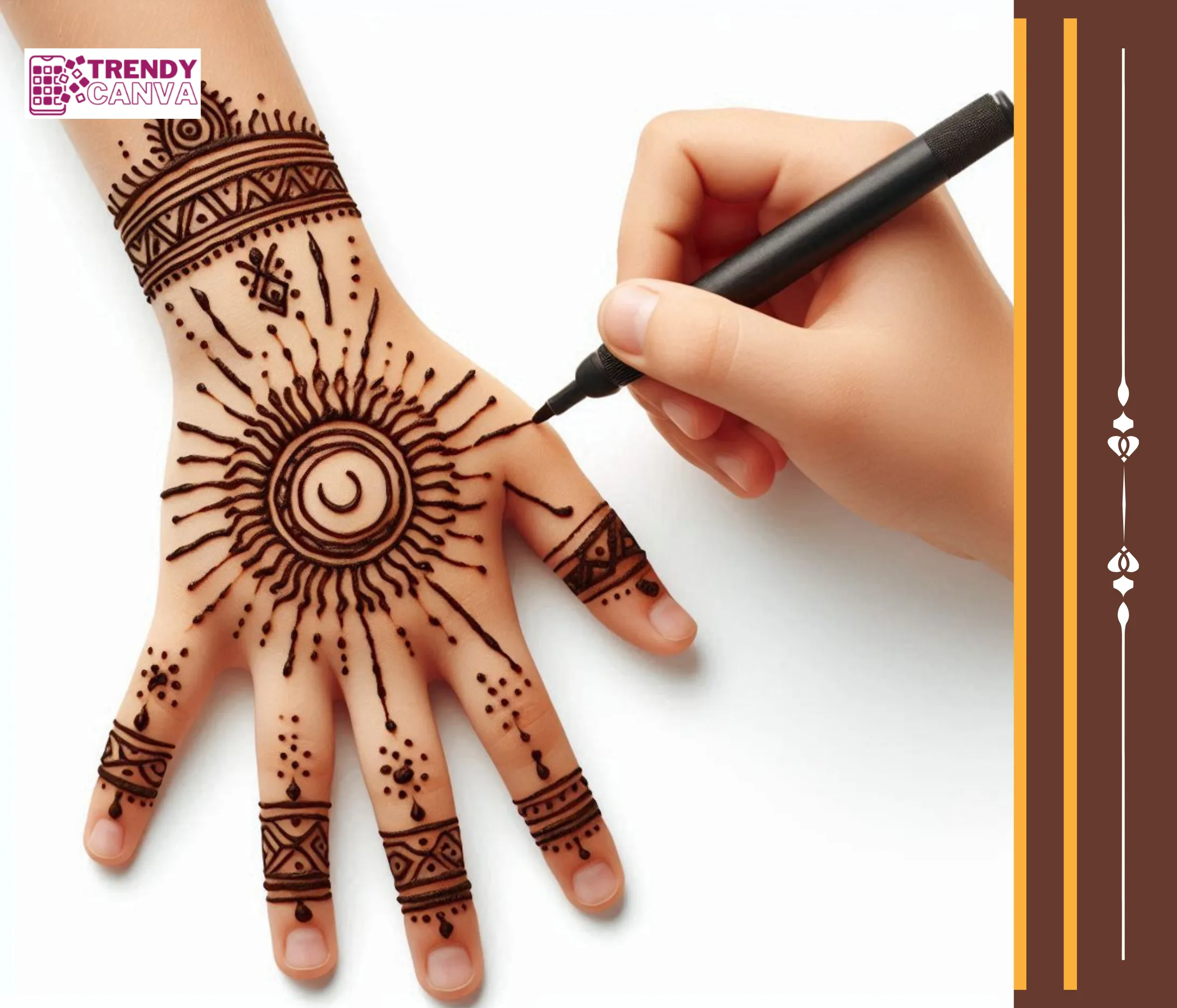 Sunshine Smiles Mehndi Designs