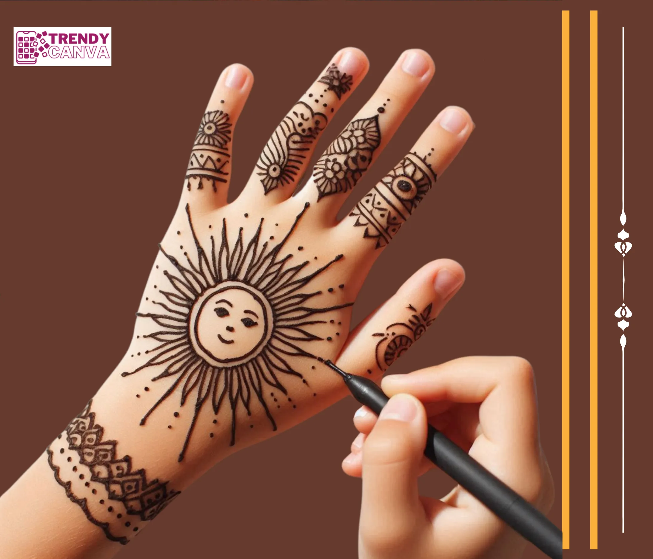 Sunshine Smiles Mehndi Designs