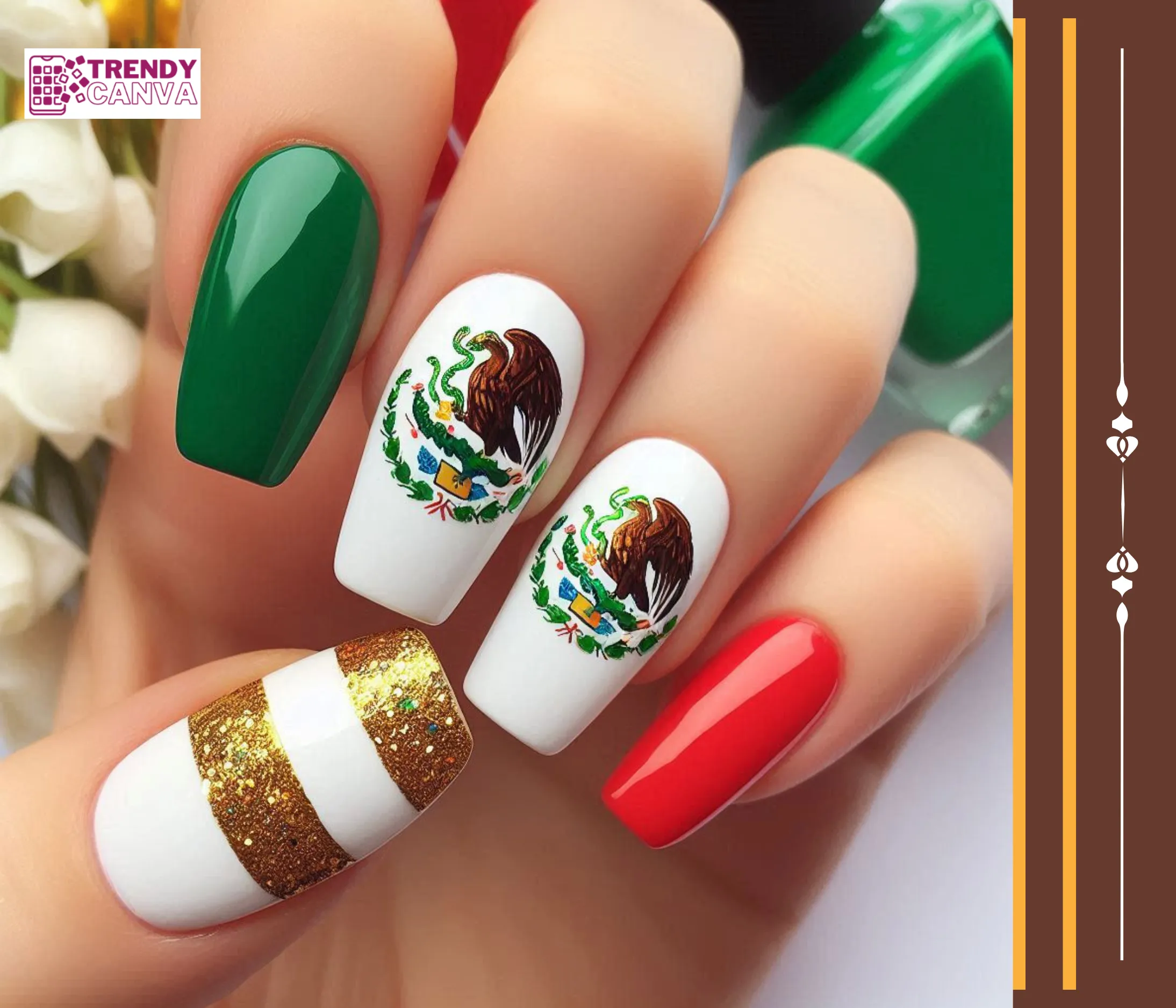 Viva La Mexico Masterpiece Nails