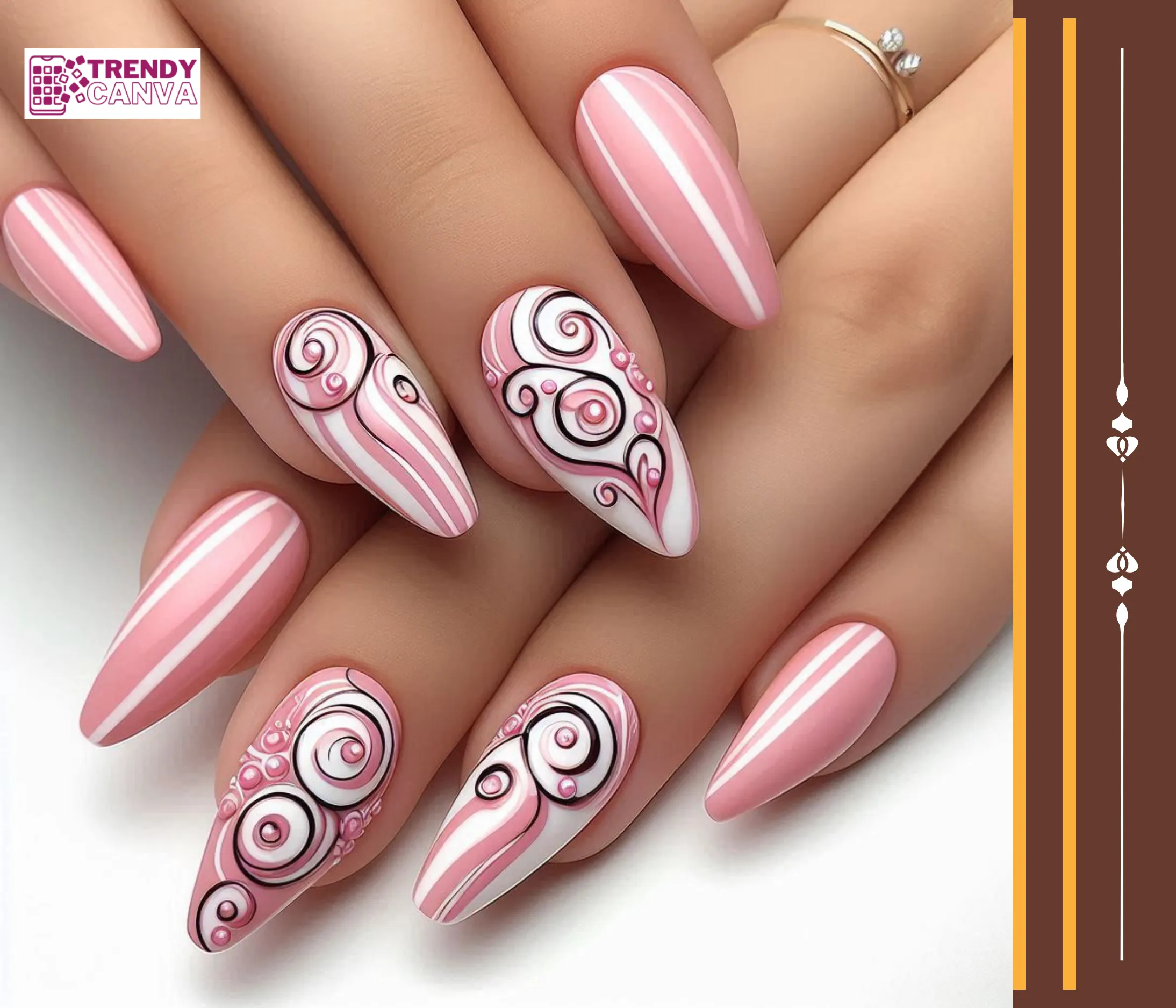 Whimsical Pink Perfection A Swirl Design for Every Mood