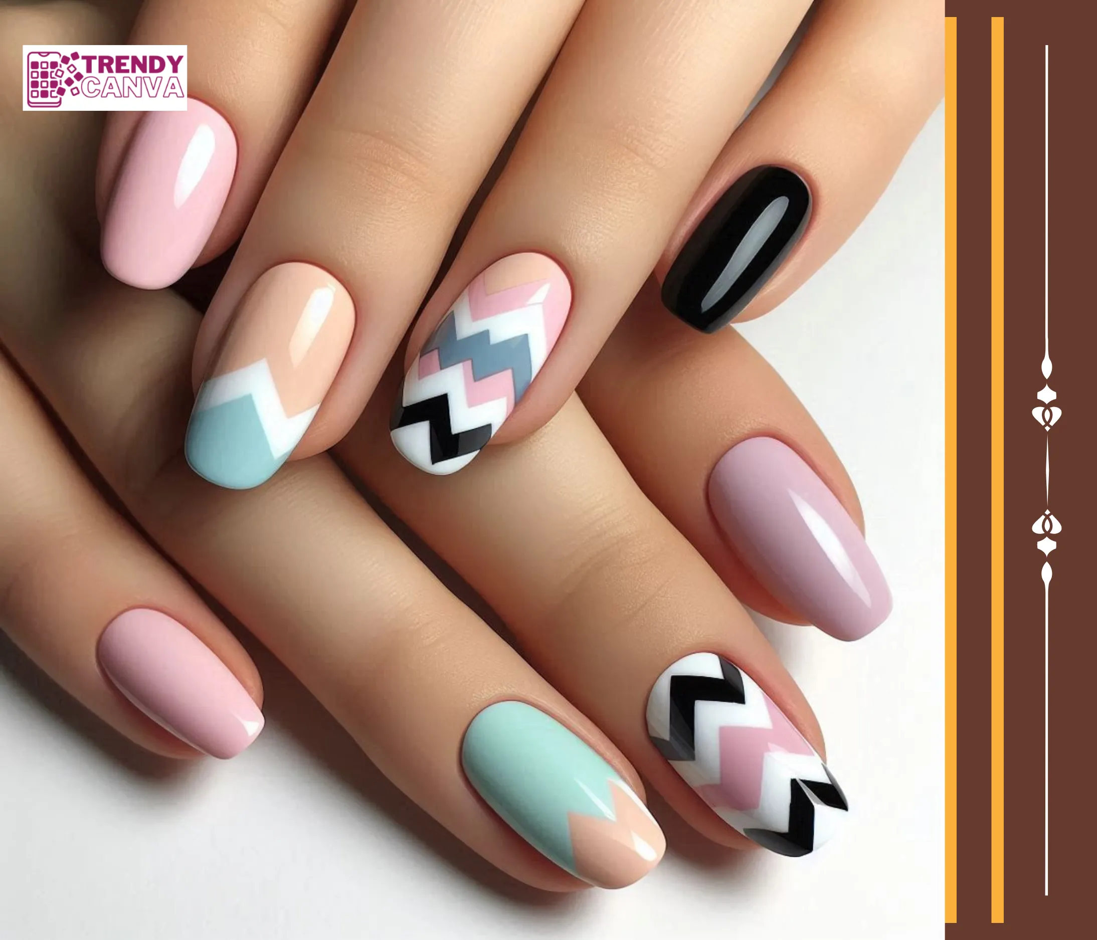 Chevron Chic Nails