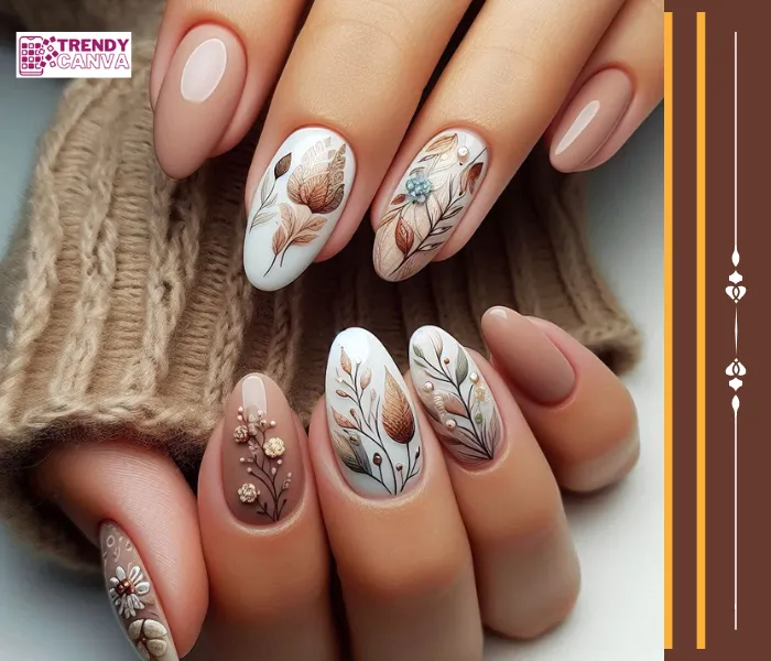 Earthy Elegance Nail Designs