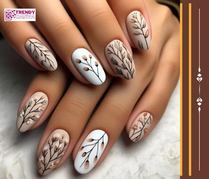 Earthy Elegance Nail Designs