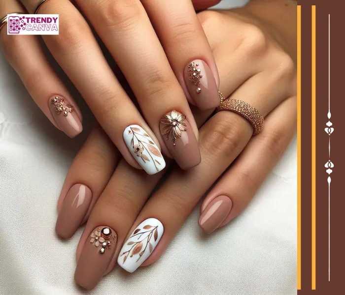 Earthy Elegance Nail Designs